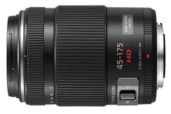 Objectif zoom Panasonic Lumix G Vario 45-175mm f/4.0-5.6 ASPH. O.I.S noir