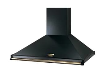 Hotte décorative murale Falcon NOIR LAITON EVAC / CM FALHDC90BB/