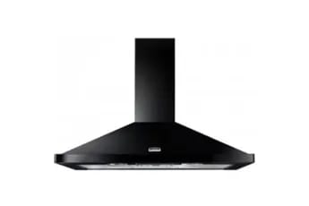 Hotte décorative murale Falcon NOIR CHROME EVAC / CM LEIHDC90BC/-EU