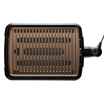 George Foreman 25850-56 Smokeless - Barbecue gril -électrique - 1109 cm ² - noir