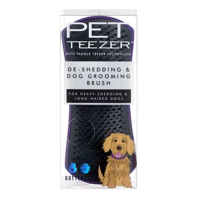 Brosse Pet Teezer De-shedding pour chien - L 15 x l 6,5 x H 6 cm environ