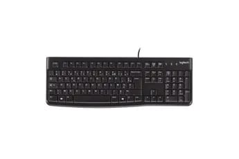 Clavier Logitech ergonomique filaire Logitech K120 PC Noir