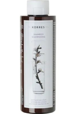 Shampoing amandes et graines de Lin pour cheveux secs et abimés                                - Korres