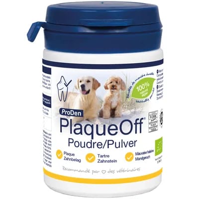 40g PlaqueOff ProDen - Soin dentaire PlaqueOff pour chat et chien