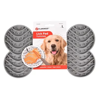 Tapis à lécher Flamingo Yummee pour chien et chat