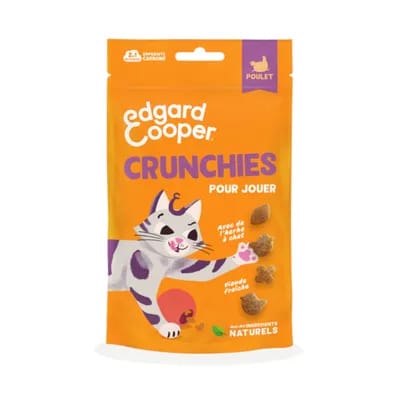 Edgard & Cooper Crunchies pour chat - poulet (50 g)
