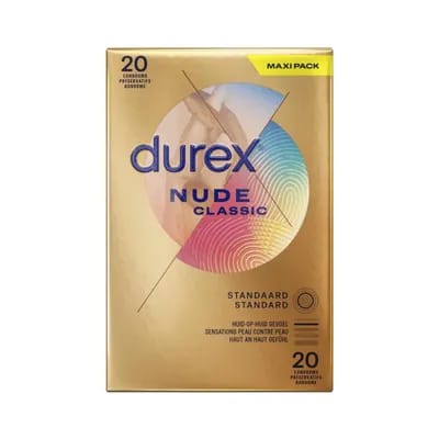 Préservatifs Durex Nude - 20 unités