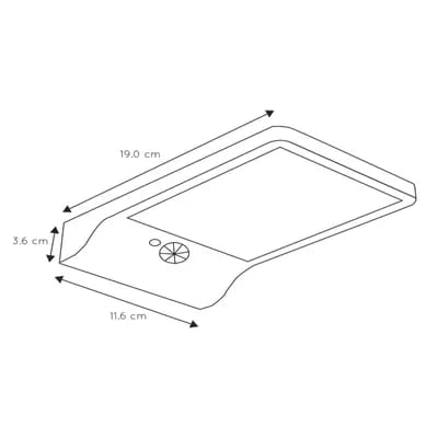 Lucide Applique d’extérieur LED solaire Basic