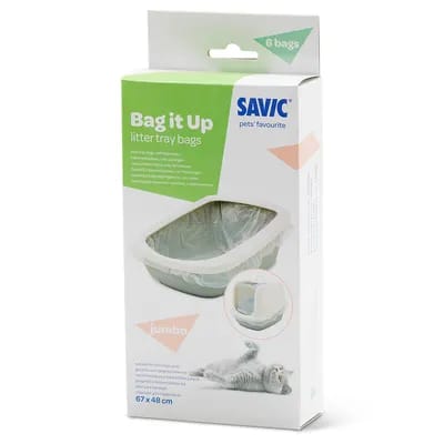 6 sacs à litière Savic Jumbo Bag it Up, pour le bac Savic Aseo XXL