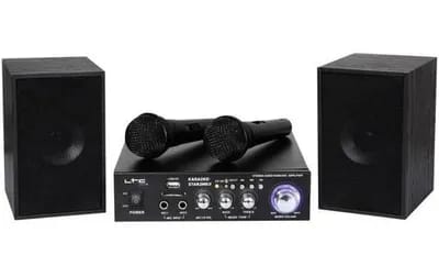 LTC KARAOKE-STAR2MKII - Ensemble karaoké 2 X 50w avec USB/SD et Bluetooth