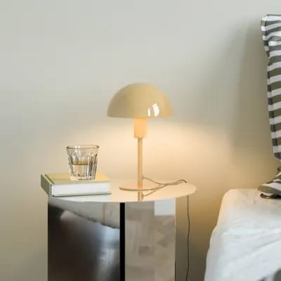 Nordlux Lampe à poser Ellen Mini en métal, jaune