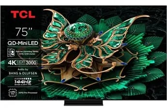 4K QD-Mini Pro 144Hz 75C79K 191 cm avec GOOGLE et système sonore Bang & Olufsen