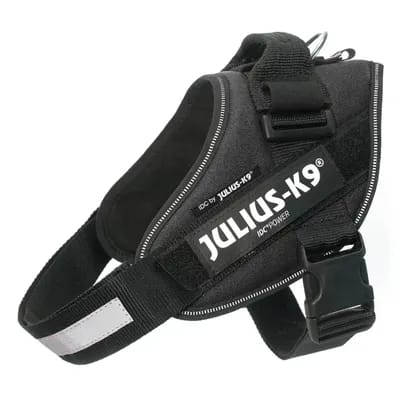 Harnais Julius-K9 IDC® Power, noir - taille M : tour de poitrail 58 - 76 cm