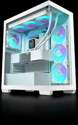 Deepcool CG580 4F Blanc - MT/Sans Alim/ATX