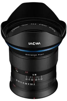 Objectif à Focale fixe Laowa 15mm f/2 Zero-D pour Canon RF