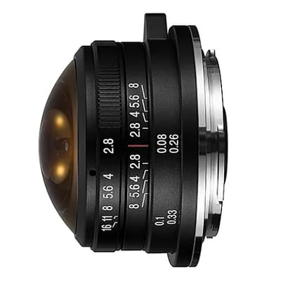 Venus LAOWA 4mm f / 2.8 Fisheye circulaire pour Fuji X