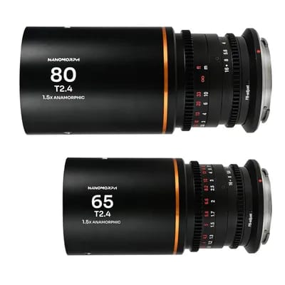 Laowa Nanomorph S35 Bundle (65mm, 80mm) (Amber) L-mount