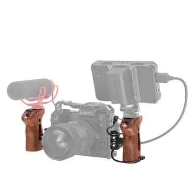 SmallRig 3323 Poignée latérale filetée avec déclencheur à distance pour le démarrage et l'arrêt du disque