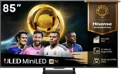 TV Mini LED QLED Hisense 4K UHD 85U7Q PRO 215 cm 2025