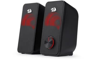 Haut-parleur stéréo 2.0 Redragon STENTOR (GS500) 2x5W pour ordinateur avec rétro