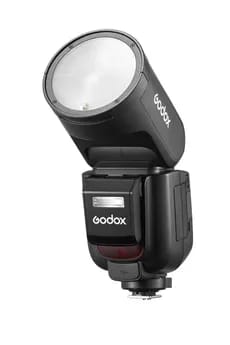V1PRO N - Round head flash with battery for Nikon