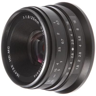 7artisans 25 mm F/1.8 Noir Pour Monture Électronique Sony