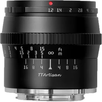 TTArtisan APS-C 50mm F1.2 Canon RF mount noir