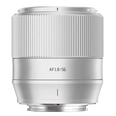 TTArtisan APS-C AF 56 mm F/1.8 Sony monture E, argent
