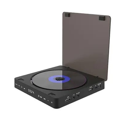 Lecteur DVD portable compatible avec sortie AV et lecteur CD, sortie optique sans région, prise en charge USB US Plu
