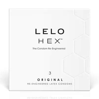 Préservatifs originaux LELO HEX - 3 préservatifs