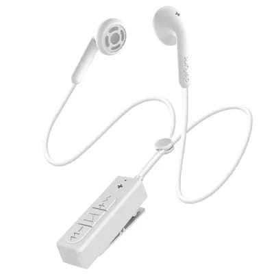 Écouteurs Bluetooth Design Micro-cravate Embouts Classiques Defunc Blanc
