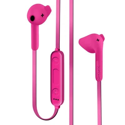 Écouteurs Filaires Bluetooth Télécommande Micro Autonomie 5h Defunc Rose
