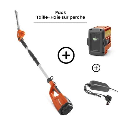 Pack taille-haie 120iTK4-H sur perche à batterie HUSQVARNA