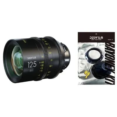 DZOFilm Vespid Prime FF 125mm T/2.1 PL mount + EF mount tool kit