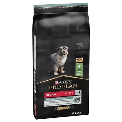 2x12kg OPTINUTRITION Medium Puppy Sensitive Digestion agneau Pro Plan - Croquettes pour chien