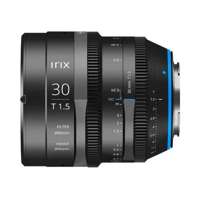 Objectif Cine Irix 30mm T1.5 pour MFT