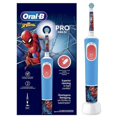 Brosse À Dents electrique Oral-b Pro Kids Spider Man