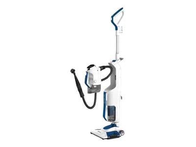 Polti Vaporetto 3 Clean - Nettoyeur vapeur/aspirateur - balai/à main (2-en-1) - sans sac - bleu