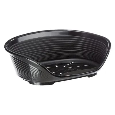 Corbeille Ferplast Siesta Deluxe noire pour chien et chat - taille 12: L 111 x l 80,5 x H 33,5 cm