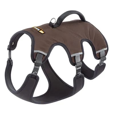 Harnais Ferplast Ergotrekking, marron pour chien  - taille L : tour de poitrail 70 - 80 cm