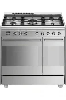 Piano de cuisson Smeg ESTHETIQUE  CLASSICA 90cm MIXTE INOX - SCB92PX8