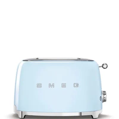 Smeg 50's Style TSF01PBEU - Grille-pain - 2 tranche - 2 Emplacements - bleu azur