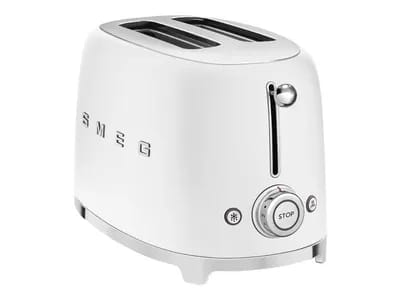 Smeg 50's Style TSF01WHMEU - Grille-pain - 2 tranche - 2 Emplacements - blanc
