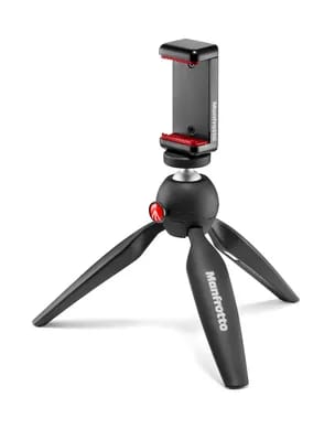 Mini Trépied Manfrotto + Pince pour Téléphone