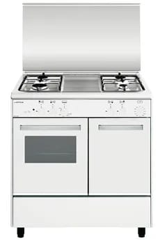 Piano de cuisson Airlux AA8PGWH2 - Butanette 80cm Gaz Blanc