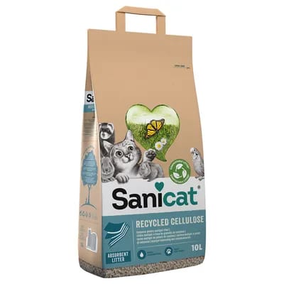 2x10L Sanicat Cellulose Katzenstreu
