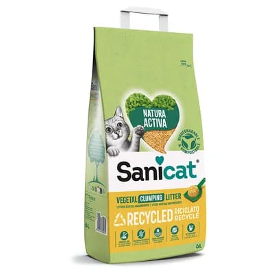 Litière Sanicat Natura Activa Corn Cob - 6 l