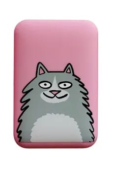 Batterie Externe 10.000 mAh chat rose