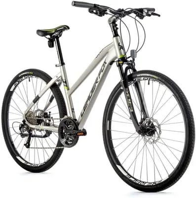 Vélo électrique VTC 28 musculaire femme Leader Fox Toscana 2022 16,5 9V