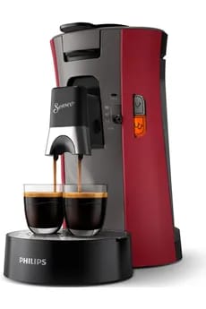 Cafetière à dosette ou capsule Philips SENSEO SELECT CSA240/91 ROUGE/NOIR